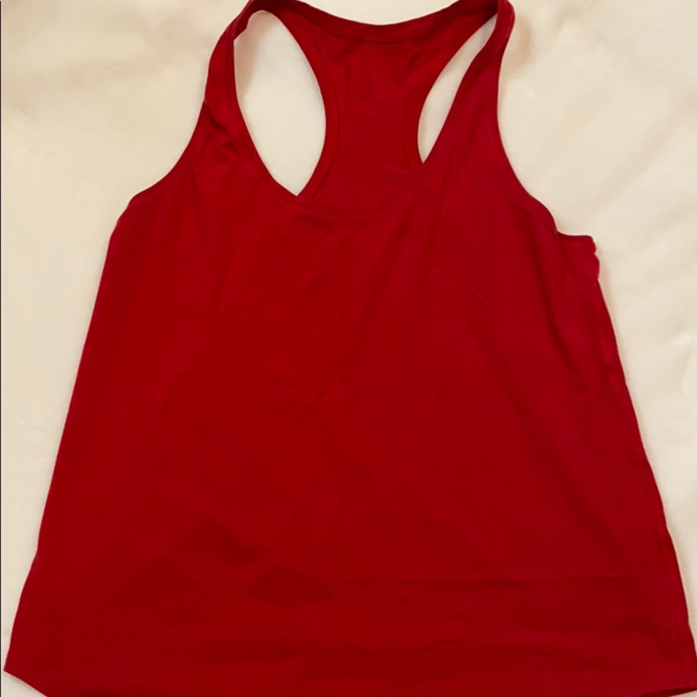 lululemon red tank top